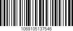 Código de barras (EAN, GTIN, SKU, ISBN): '1069105137546'