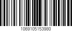 Código de barras (EAN, GTIN, SKU, ISBN): '1069105153980'