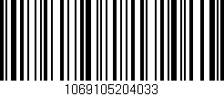 Código de barras (EAN, GTIN, SKU, ISBN): '1069105204033'