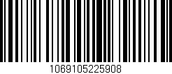Código de barras (EAN, GTIN, SKU, ISBN): '1069105225908'