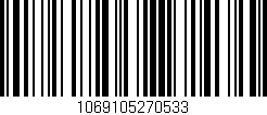 Código de barras (EAN, GTIN, SKU, ISBN): '1069105270533'