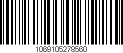 Código de barras (EAN, GTIN, SKU, ISBN): '1069105278560'