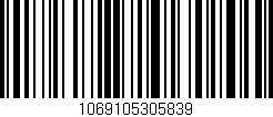 Código de barras (EAN, GTIN, SKU, ISBN): '1069105305839'