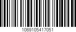 Código de barras (EAN, GTIN, SKU, ISBN): '1069105417051'