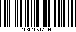 Código de barras (EAN, GTIN, SKU, ISBN): '1069105479943'