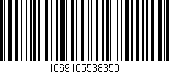 Código de barras (EAN, GTIN, SKU, ISBN): '1069105538350'