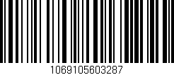 Código de barras (EAN, GTIN, SKU, ISBN): '1069105603287'