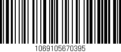 Código de barras (EAN, GTIN, SKU, ISBN): '1069105670395'