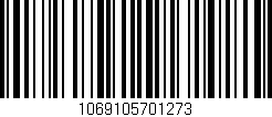 Código de barras (EAN, GTIN, SKU, ISBN): '1069105701273'