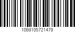 Código de barras (EAN, GTIN, SKU, ISBN): '1069105721479'