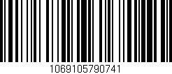 Código de barras (EAN, GTIN, SKU, ISBN): '1069105790741'