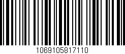 Código de barras (EAN, GTIN, SKU, ISBN): '1069105817110'
