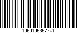 Código de barras (EAN, GTIN, SKU, ISBN): '1069105857741'