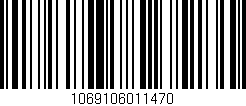 Código de barras (EAN, GTIN, SKU, ISBN): '1069106011470'