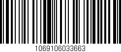 Código de barras (EAN, GTIN, SKU, ISBN): '1069106033663'