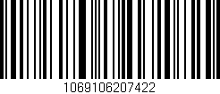Código de barras (EAN, GTIN, SKU, ISBN): '1069106207422'