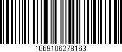 Código de barras (EAN, GTIN, SKU, ISBN): '1069106278163'