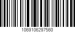 Código de barras (EAN, GTIN, SKU, ISBN): '1069106297560'