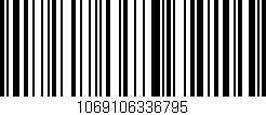 Código de barras (EAN, GTIN, SKU, ISBN): '1069106336795'