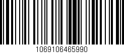 Código de barras (EAN, GTIN, SKU, ISBN): '1069106465990'