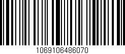 Código de barras (EAN, GTIN, SKU, ISBN): '1069106486070'