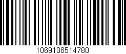 Código de barras (EAN, GTIN, SKU, ISBN): '1069106514780'