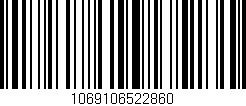 Código de barras (EAN, GTIN, SKU, ISBN): '1069106522860'