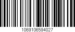 Código de barras (EAN, GTIN, SKU, ISBN): '1069106594027'