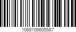 Código de barras (EAN, GTIN, SKU, ISBN): '1069106605587'