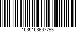 Código de barras (EAN, GTIN, SKU, ISBN): '1069106637755'