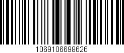 Código de barras (EAN, GTIN, SKU, ISBN): '1069106698626'