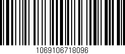 Código de barras (EAN, GTIN, SKU, ISBN): '1069106718096'