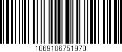 Código de barras (EAN, GTIN, SKU, ISBN): '1069106751970'