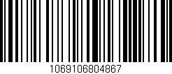 Código de barras (EAN, GTIN, SKU, ISBN): '1069106804867'