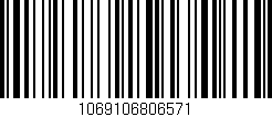 Código de barras (EAN, GTIN, SKU, ISBN): '1069106806571'
