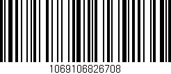 Código de barras (EAN, GTIN, SKU, ISBN): '1069106826708'