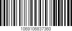 Código de barras (EAN, GTIN, SKU, ISBN): '1069106837360'