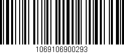 Código de barras (EAN, GTIN, SKU, ISBN): '1069106900293'