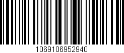 Código de barras (EAN, GTIN, SKU, ISBN): '1069106952940'