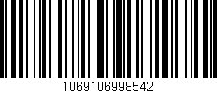 Código de barras (EAN, GTIN, SKU, ISBN): '1069106998542'