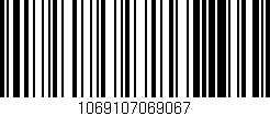 Código de barras (EAN, GTIN, SKU, ISBN): '1069107069067'