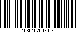 Código de barras (EAN, GTIN, SKU, ISBN): '1069107087986'
