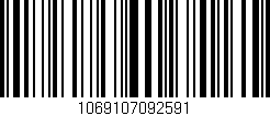 Código de barras (EAN, GTIN, SKU, ISBN): '1069107092591'