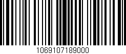 Código de barras (EAN, GTIN, SKU, ISBN): '1069107189000'