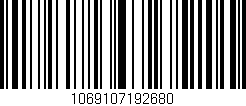 Código de barras (EAN, GTIN, SKU, ISBN): '1069107192680'