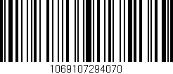 Código de barras (EAN, GTIN, SKU, ISBN): '1069107294070'
