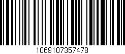 Código de barras (EAN, GTIN, SKU, ISBN): '1069107357478'