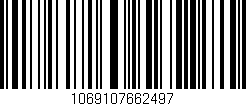 Código de barras (EAN, GTIN, SKU, ISBN): '1069107662497'