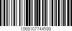 Código de barras (EAN, GTIN, SKU, ISBN): '1069107744599'