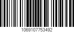 Código de barras (EAN, GTIN, SKU, ISBN): '1069107753492'